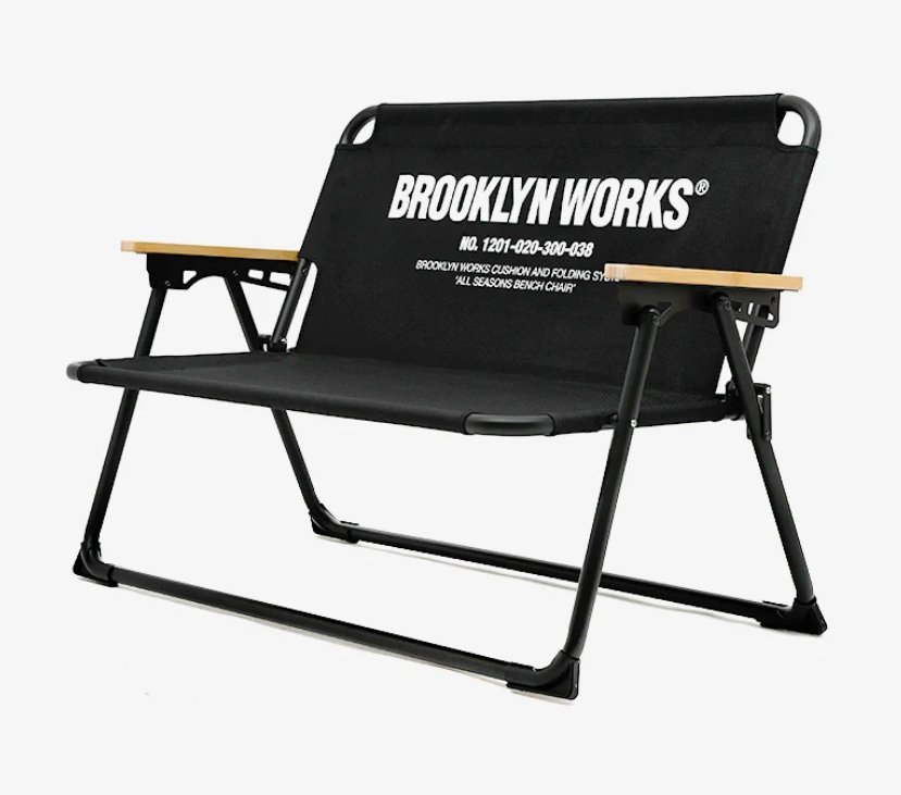 เก้าอี้พับพกพา Brooklyn Works Folding Bench Chair