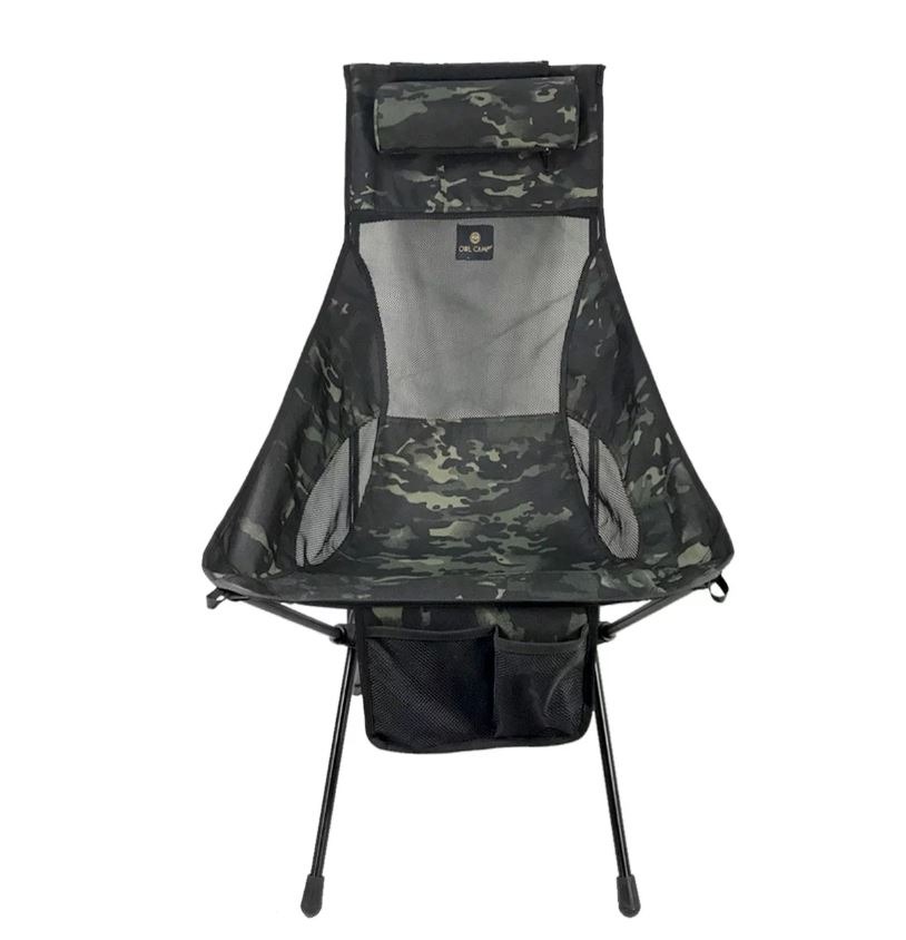 เก้าอี้สนาม Owl Camp Camouflage High Back Chair